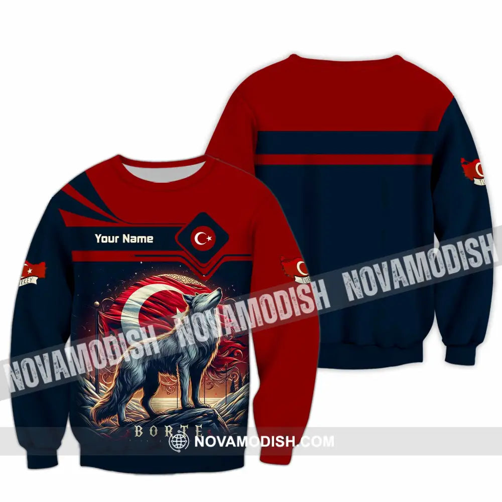 Unisex Shirt - Custom Turkey Borte Shirt - Long Sleeve / S - T-shirt