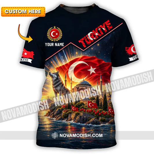 Unisex Shirt - Custom Turkiye Shirt - T-shirt