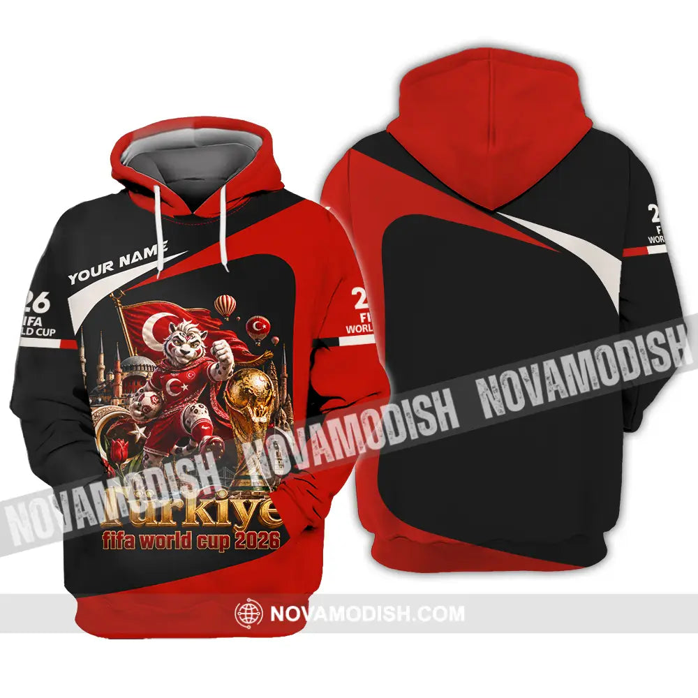 Unisex Shirt - Custom Turkiye World Cup 2026 Shirt - Hoodie / S - T-shirt