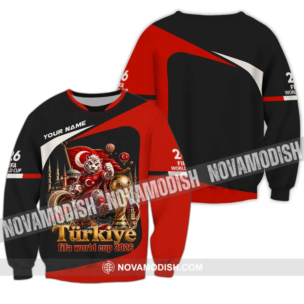 Unisex Shirt - Custom Turkiye World Cup 2026 Shirt - Long Sleeve / S - T-shirt