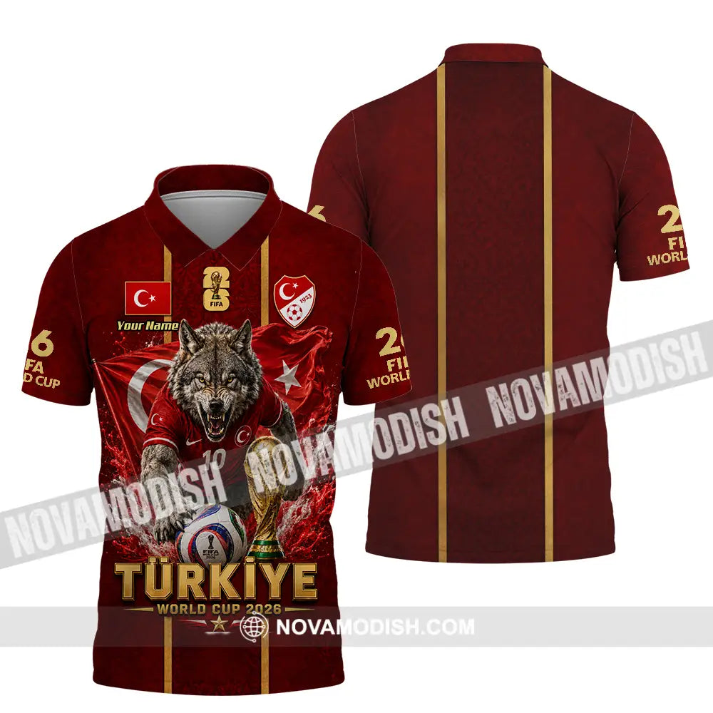 Unisex Shirt - Custom Turkiye World Cup 2026 Shirt - Polo Shirt / S - T-shirt