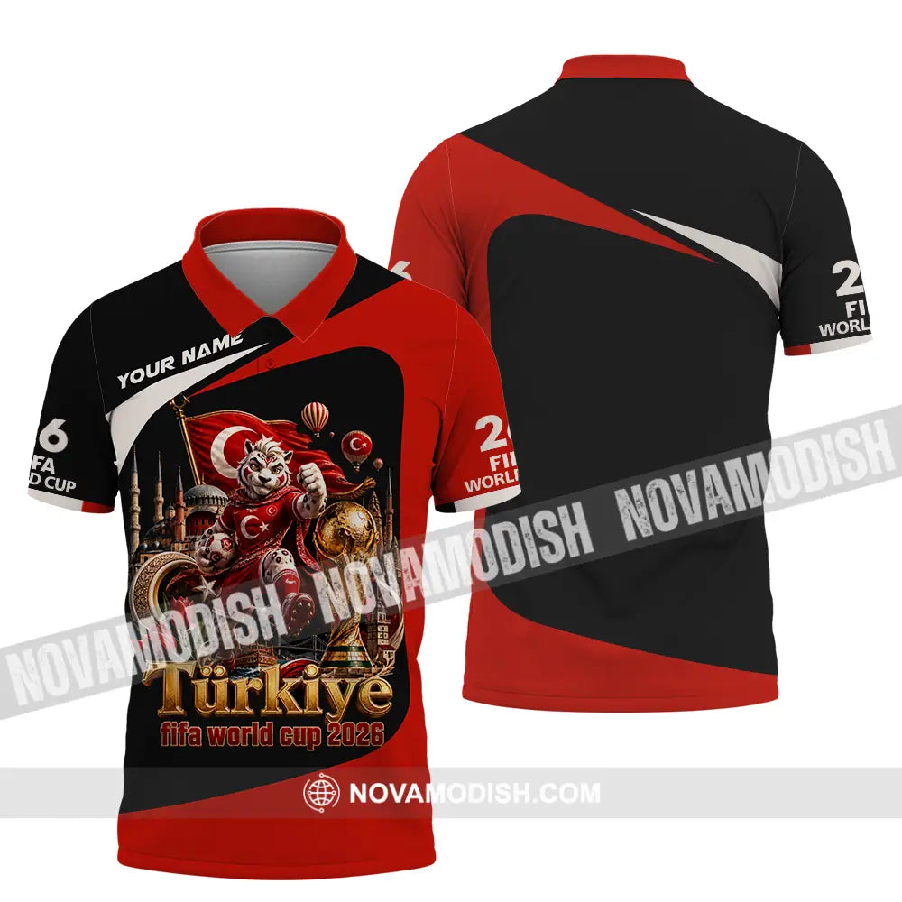 Unisex Shirt - Custom Turkiye World Cup 2026 Shirt - Polo Shirt / S - T-shirt