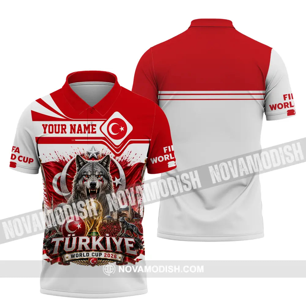 Unisex Shirt - Custom Turkiye World Cup 2026 Shirt - Polo Shirt / S - T-shirt