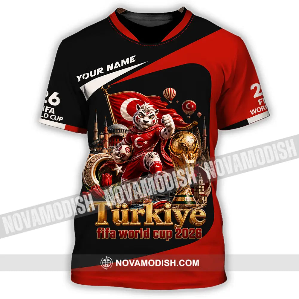 Unisex Shirt - Custom Turkiye World Cup 2026 Shirt - T-Shirt / S - T-shirt