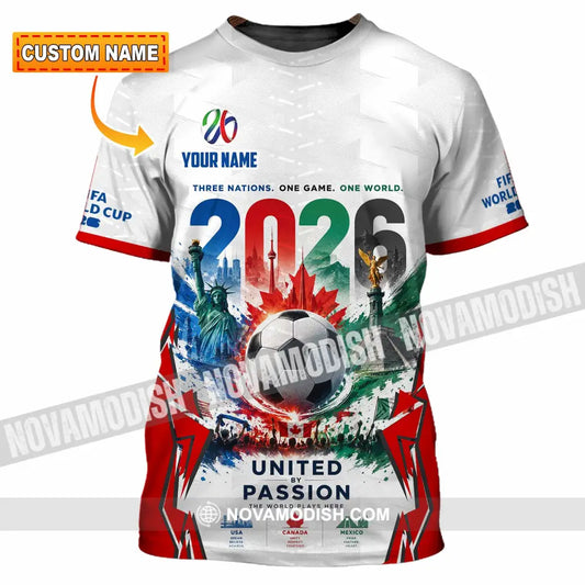 Unisex Shirt - Custom United By Passion World Cup 2026 Shirt - T-shirt