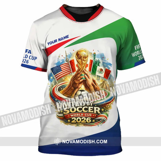 Unisex Shirt - Custom United By Soccer World Cup 2026 3D Shirt T-Shirt / S T-shirt