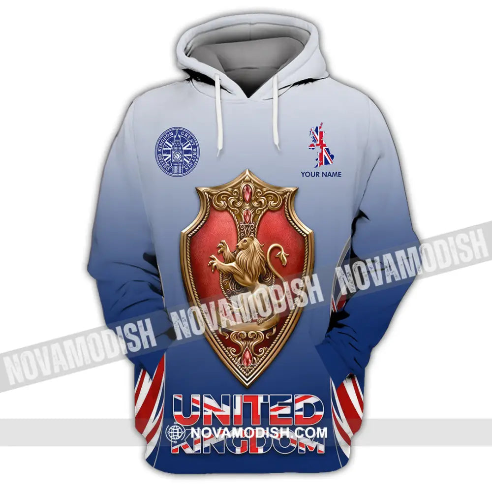Unisex Shirt - Custom United Kingdom 3D Shirt Hoodie / S T-shirt