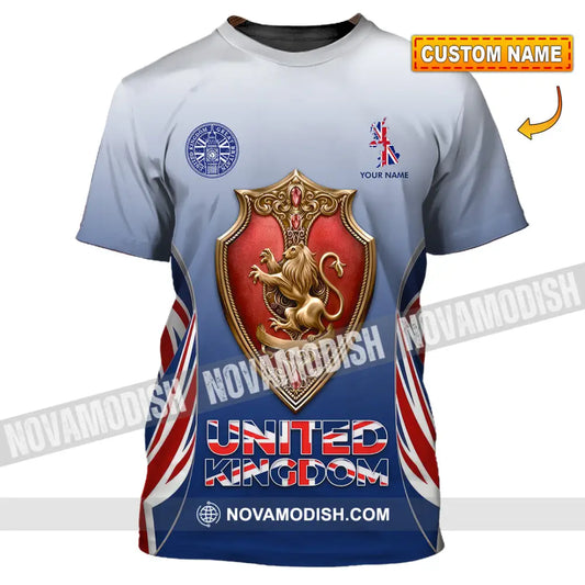 Unisex Shirt - Custom United Kingdom 3D Shirt T-shirt