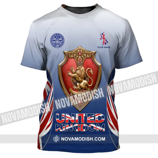 Unisex Shirt - Custom United Kingdom 3D Shirt T-Shirt / S T-shirt