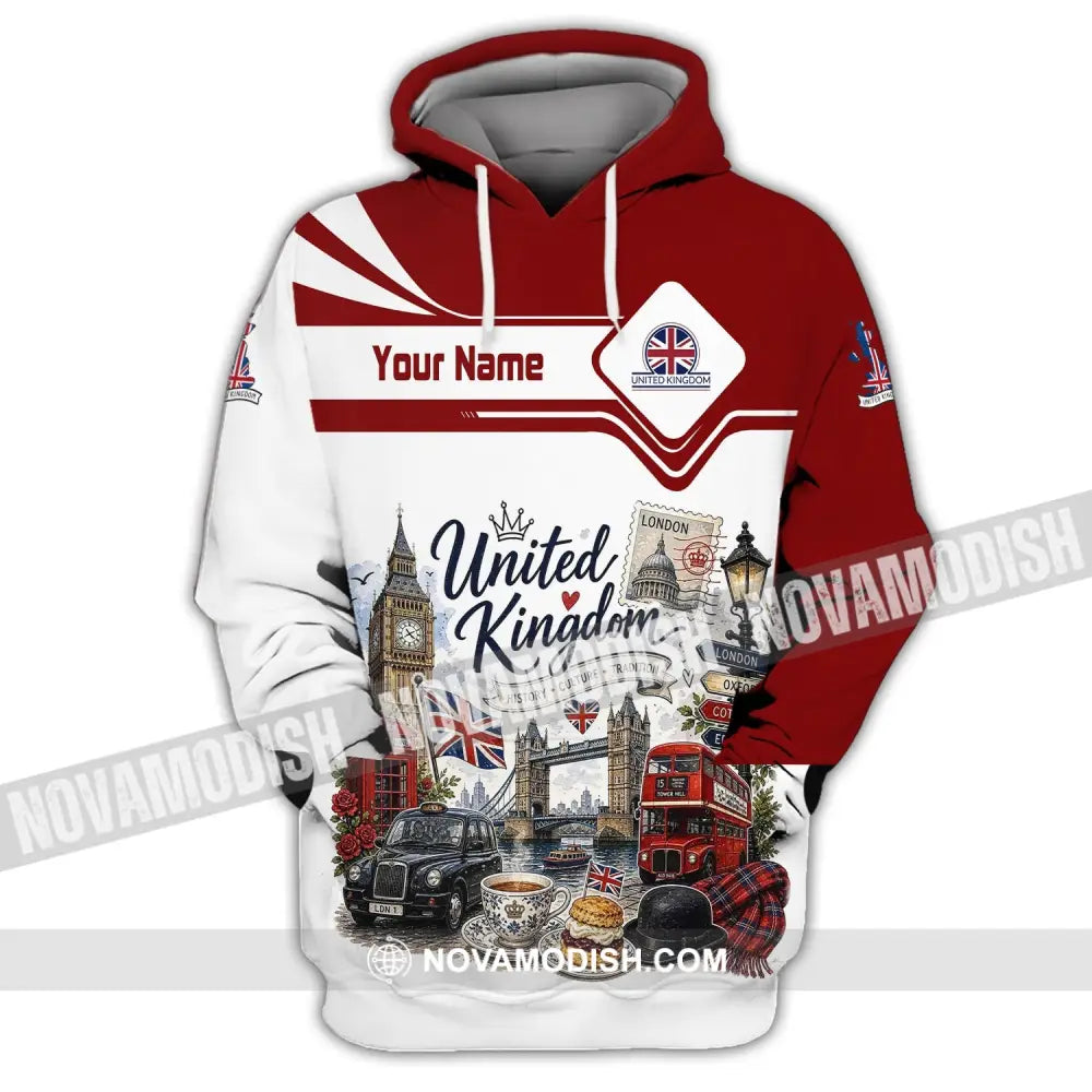 Unisex Shirt - Custom United Kingdom Shirt - Hoodie / S - T-shirt