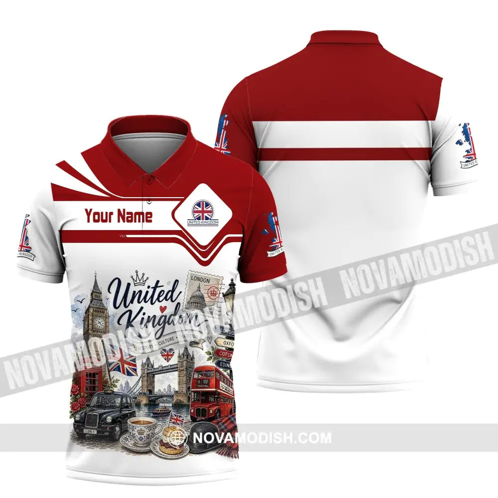 Unisex Shirt - Custom United Kingdom Shirt - Polo Shirt / S - T-shirt