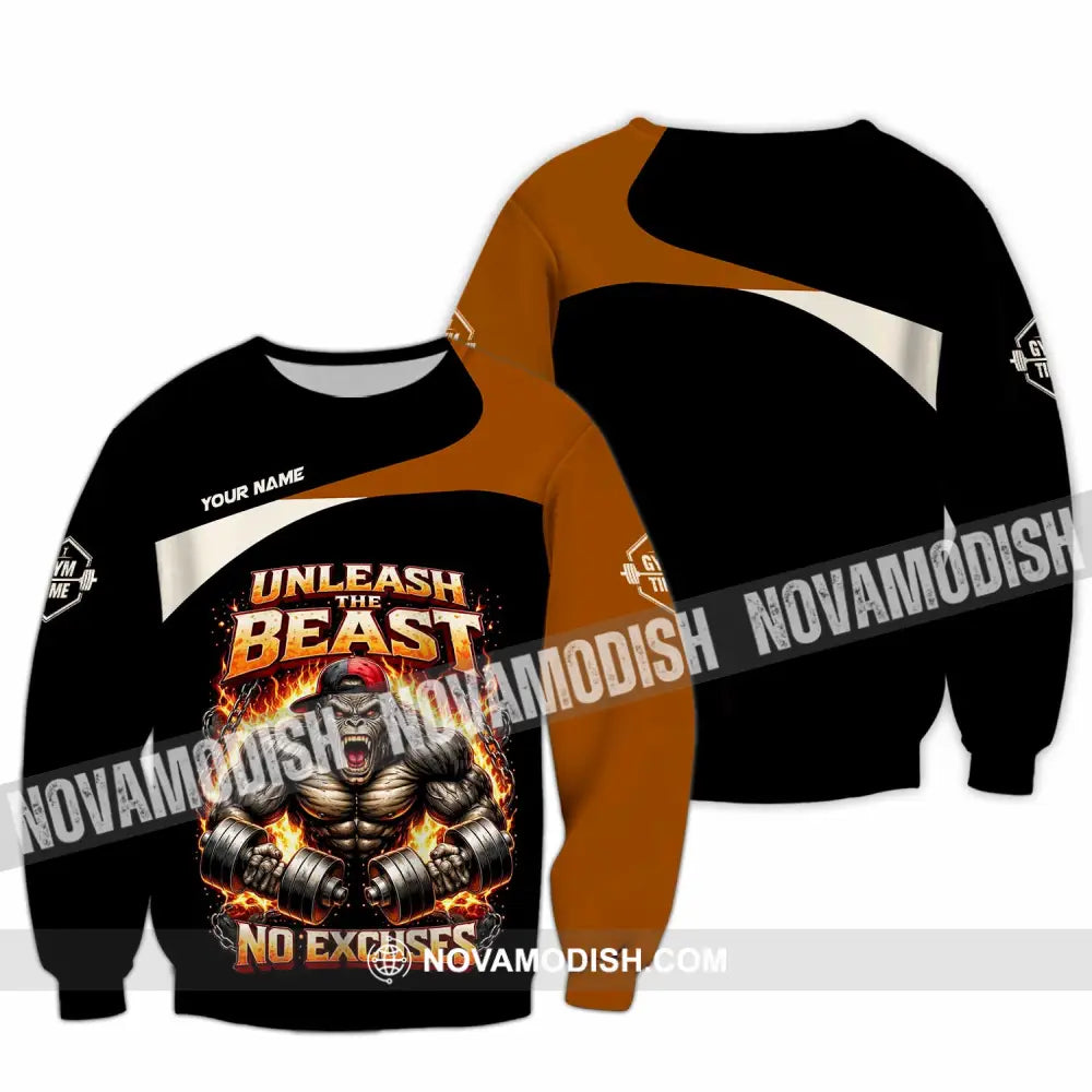 Unisex Shirt - Custom Unleash The Beast Shirt - Long Sleeve / S - T-shirt
