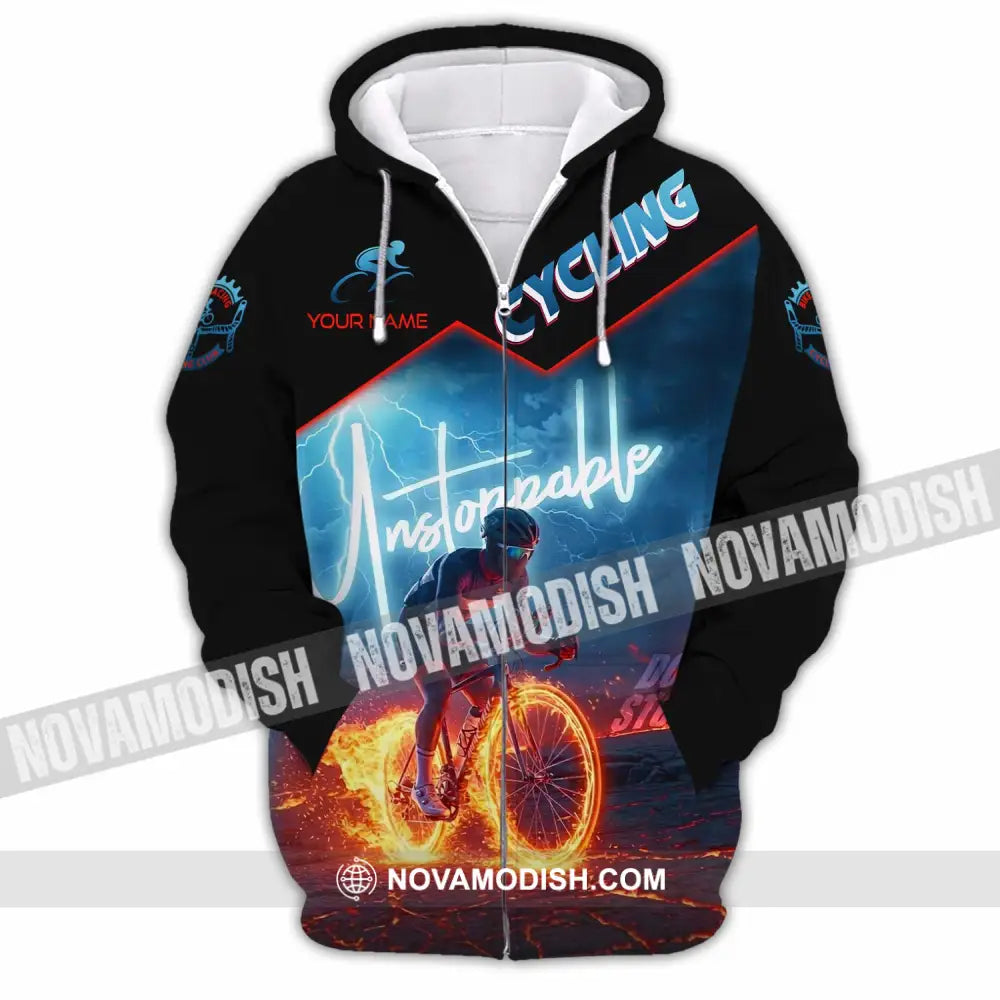 Unisex Shirt - Custom Unstoppable Cycling 3D Shirt T-shirt