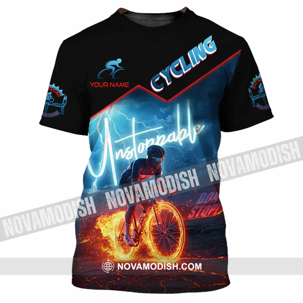 Unisex Shirt - Custom Unstoppable Cycling 3D Shirt T-Shirt / S T-shirt