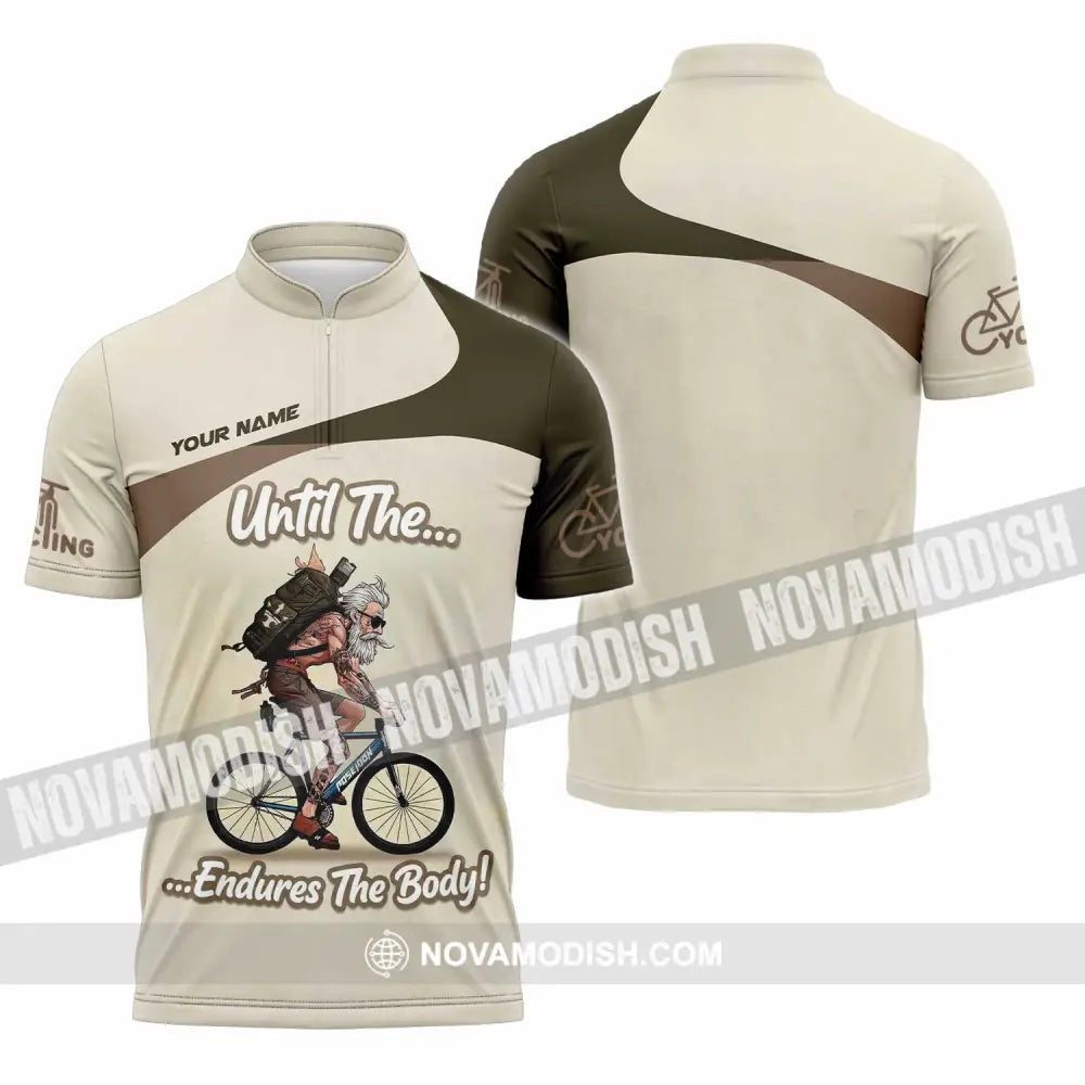 Unisex Shirt - Custom Until The Endures The Body Shirt - Zipper Polo Shirt / S - T-shirt