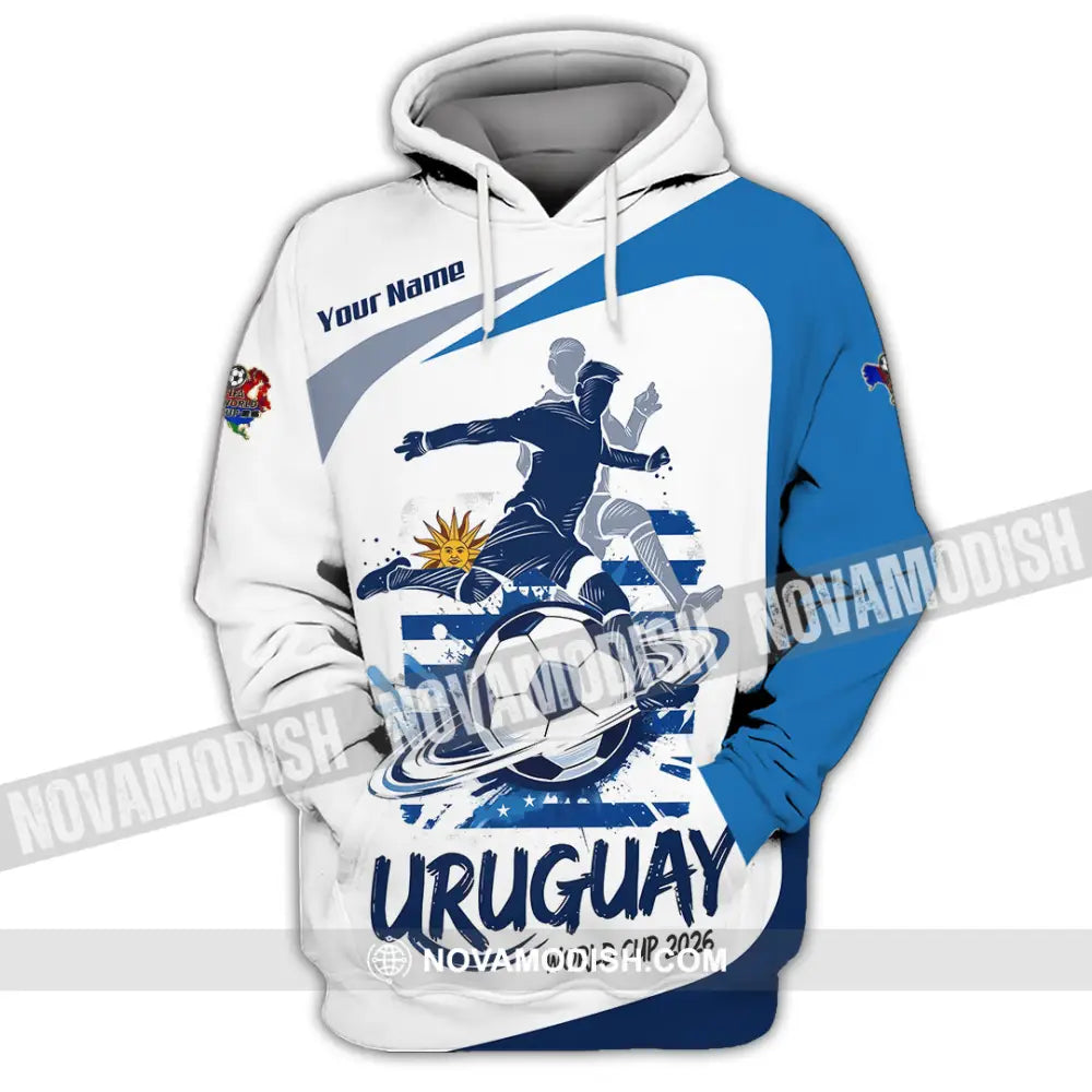 Unisex Shirt - Custom Uruguay Fifa World Cup 2026 3D Shirt - Hoodie / S - T-shirt