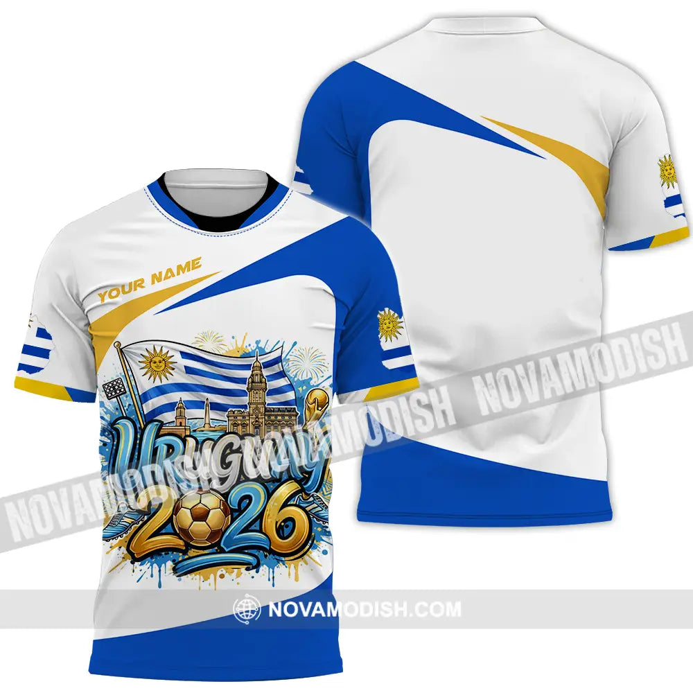 Unisex Shirt - Custom Uruguay World Cup 2026 3D Shirt T-Shirt / S T-shirt