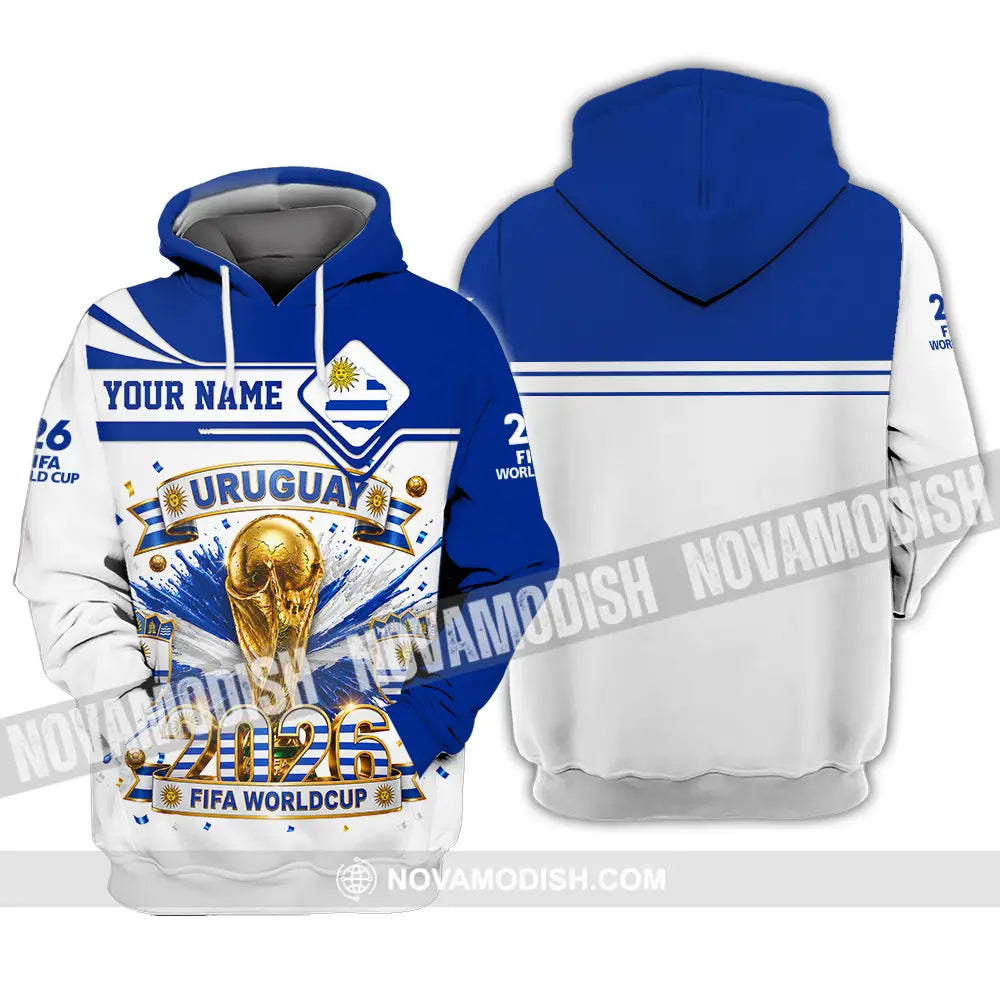 Unisex Shirt - Custom Uruguay World Cup 2026 Shirt - Hoodie / S - T-shirt