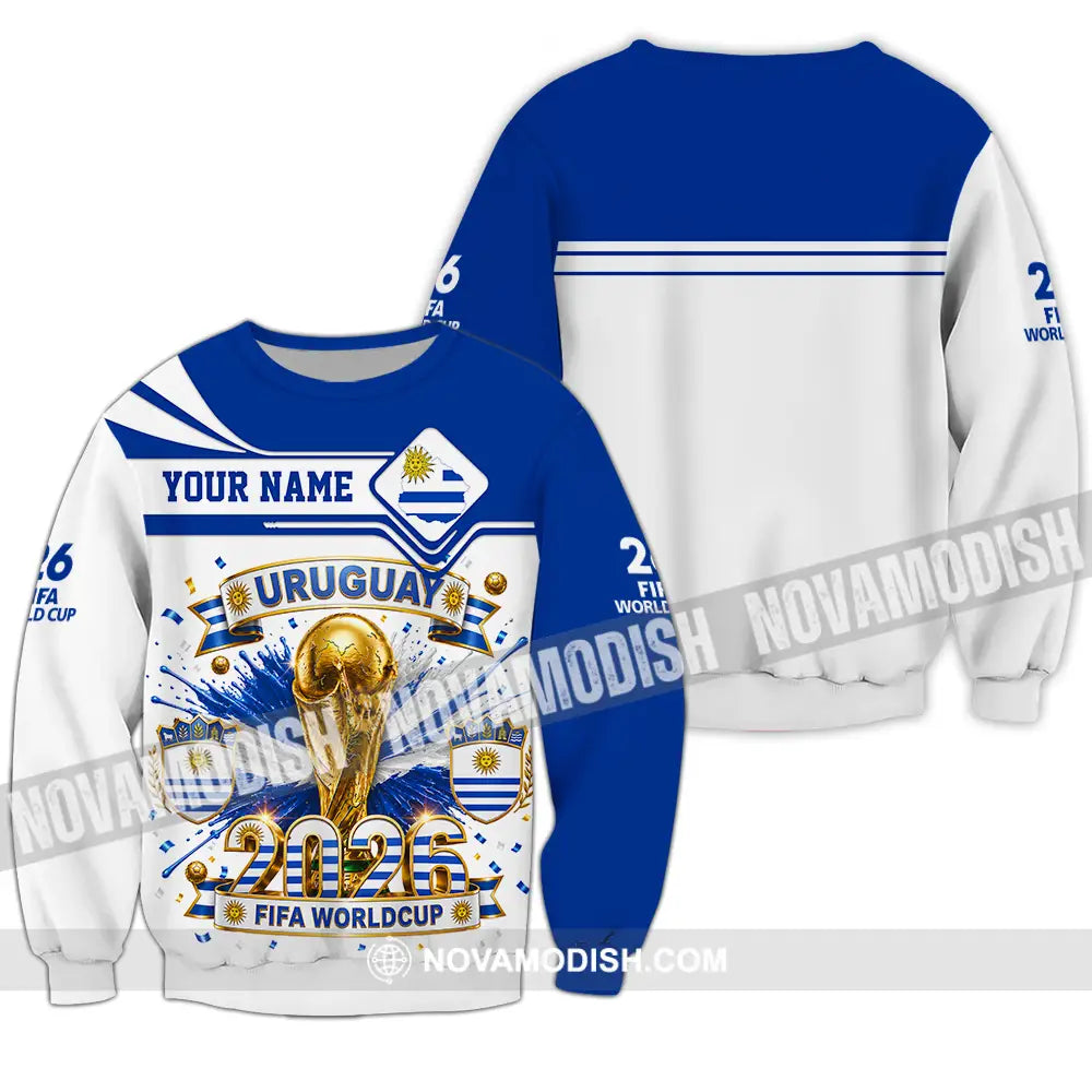 Unisex Shirt - Custom Uruguay World Cup 2026 Shirt - Long Sleeve / S - T-shirt