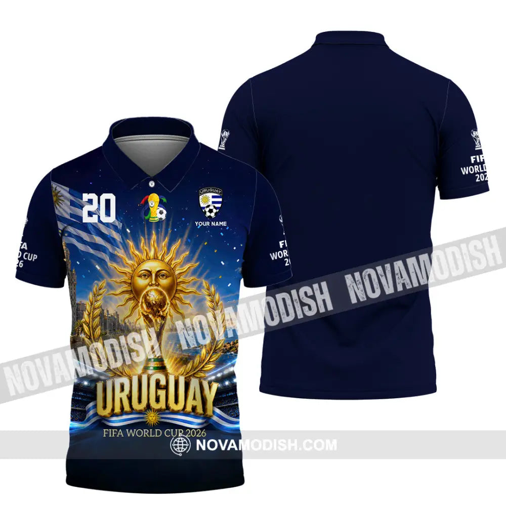 Unisex Shirt - Custom Uruguay World Cup 2026 Shirt - Polo Shirt / S - T-shirt