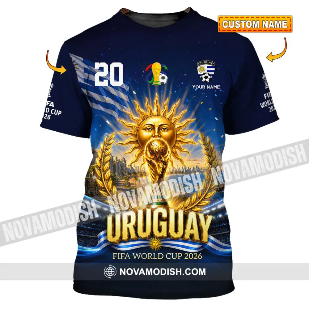 Unisex Shirt - Custom Uruguay World Cup 2026 Shirt - T-shirt