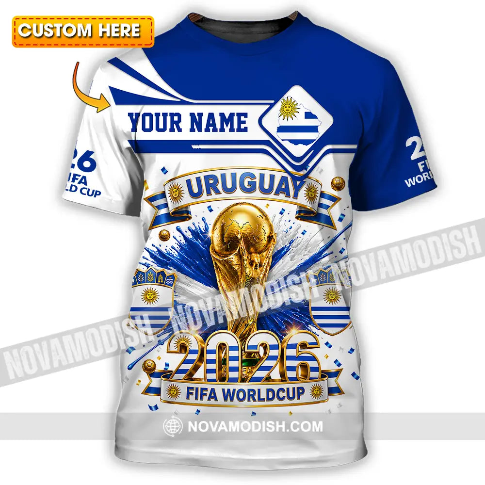 Unisex Shirt - Custom Uruguay World Cup 2026 Shirt - T-shirt