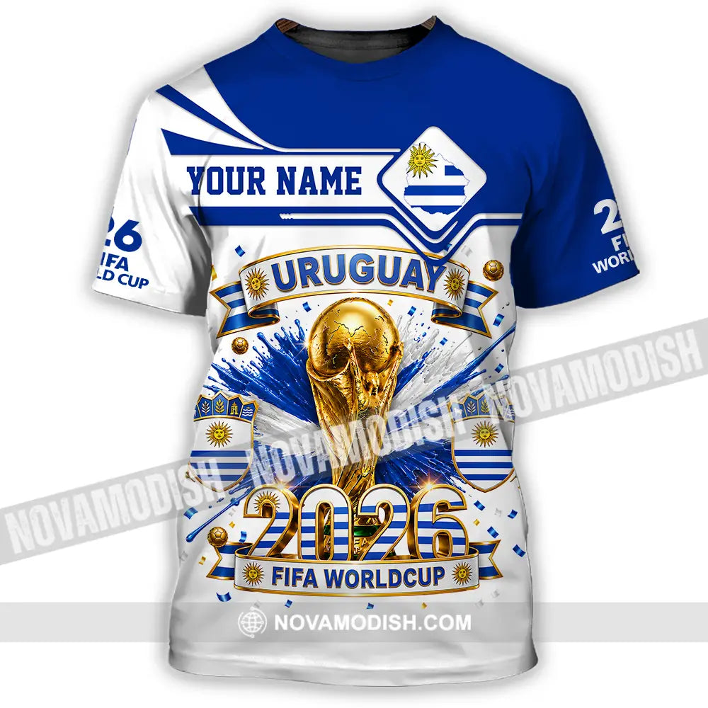 Unisex Shirt - Custom Uruguay World Cup 2026 Shirt - T-Shirt / S - T-shirt