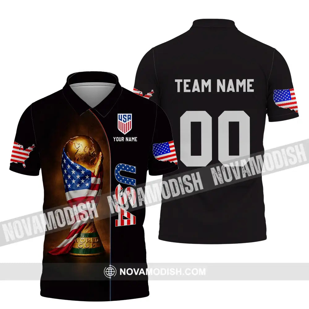 Unisex Shirt - Custom USA 3D Shirt Polo Shirt / S T-shirt