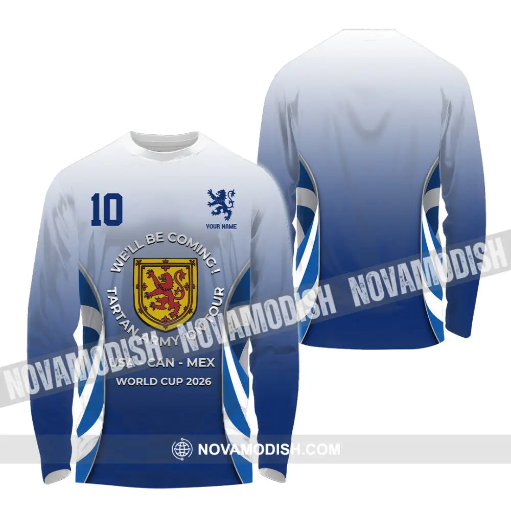 Unisex Shirt - Custom USA CAN MEX World Cup 2026 3D Shirt Long Sleeve Shirt / S T-shirt