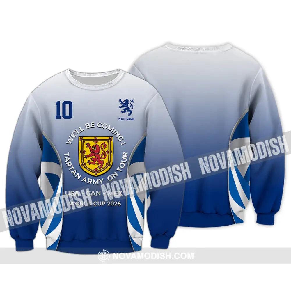 Unisex Shirt - Custom USA CAN MEX World Cup 2026 3D Shirt Long Sleeve / S T-shirt