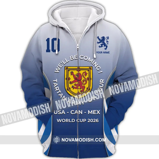 Unisex Shirt - Custom USA CAN MEX World Cup 2026 3D Shirt Zipper Hoodie / S T-shirt