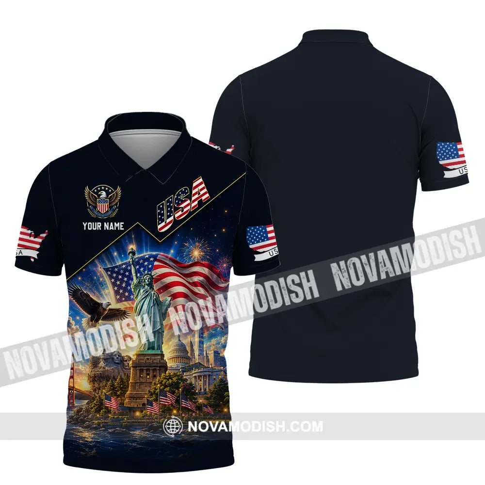 Unisex Shirt - Custom USA Shirt - Polo Shirt / S - T-shirt