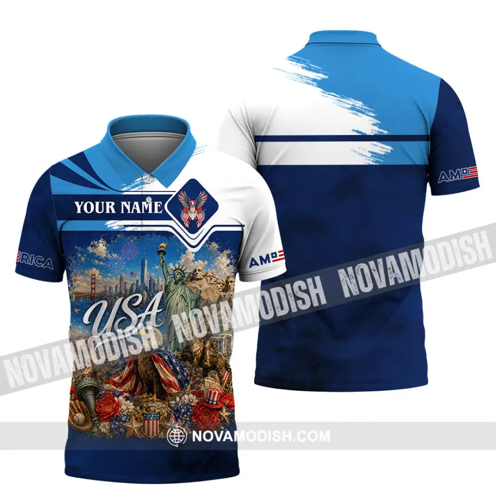 Unisex Shirt - Custom USA Shirt - Polo Shirt / S - T-shirt
