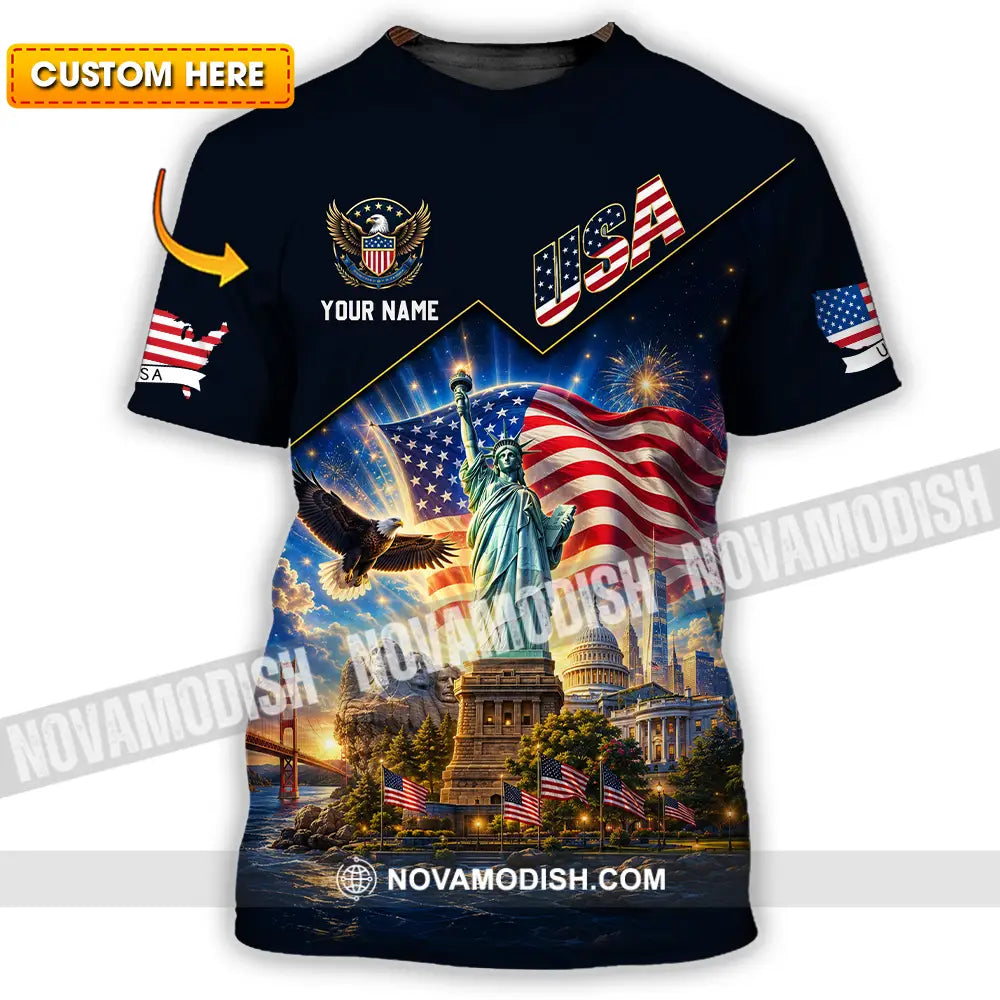 Unisex Shirt - Custom USA Shirt - T-shirt