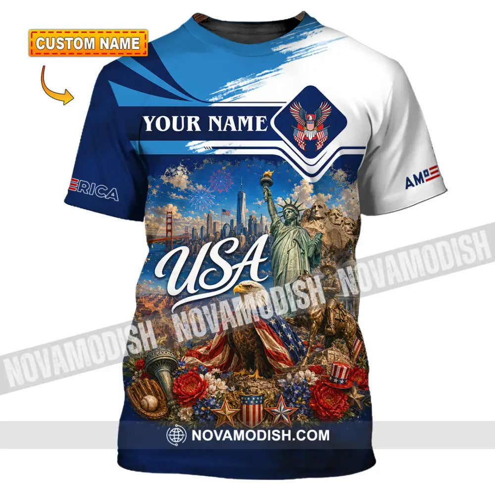 Unisex Shirt - Custom USA Shirt - T-shirt