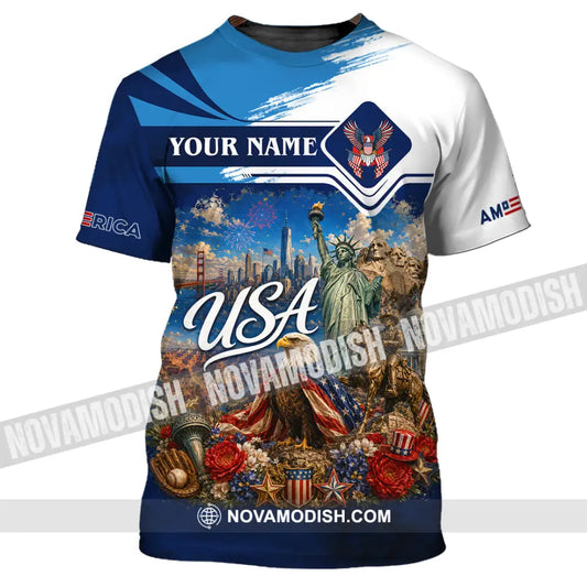 Unisex Shirt - Custom USA Shirt - T-Shirt / S - T-shirt