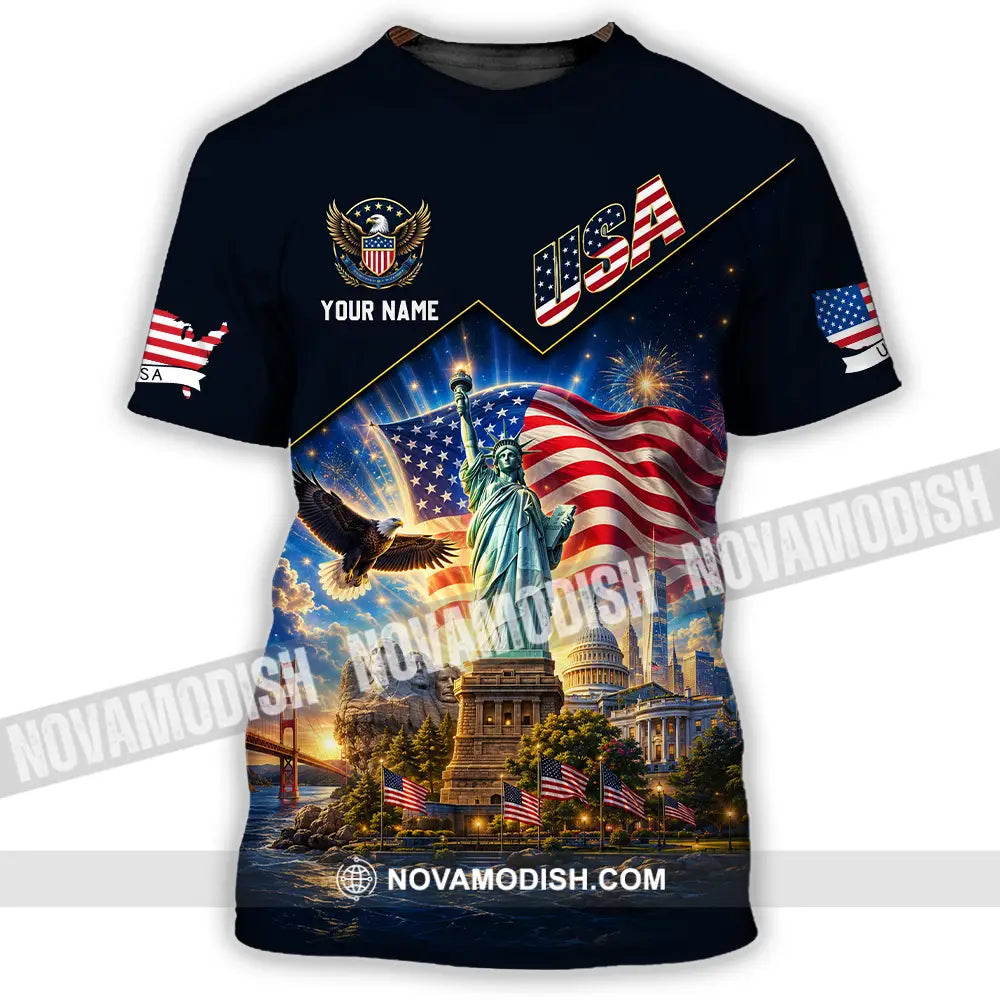 Unisex Shirt - Custom USA Shirt - T-Shirt / S - T-shirt