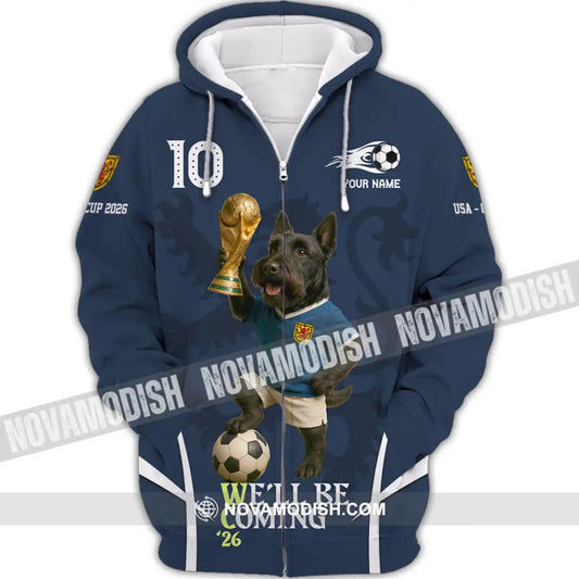 Unisex Shirt - Custom USA We’ll Be Coming 26 3D Shirt Zipper Hoodie / S T-shirt