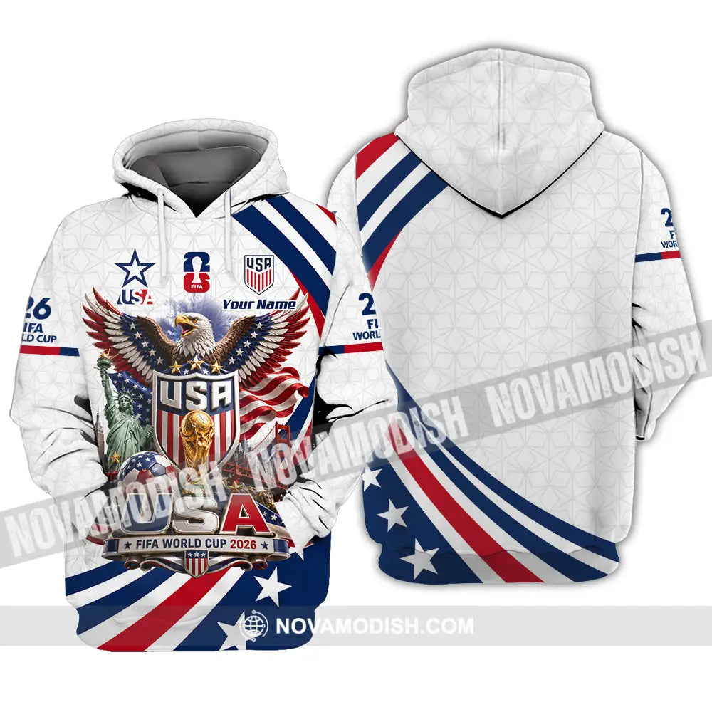 Unisex Shirt - Custom USA World Cup 2026 Shirt - Hoodie / S - T-shirt