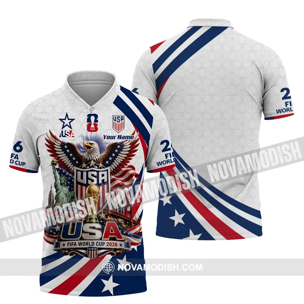 Unisex Shirt - Custom USA World Cup 2026 Shirt - Polo Shirt / S - T-shirt
