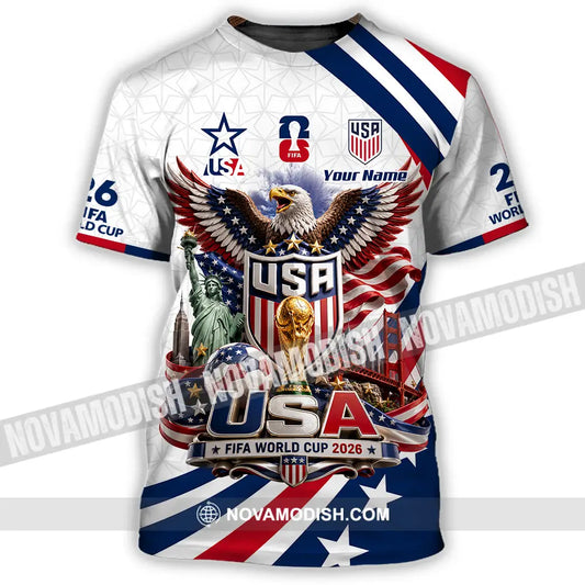 Unisex Shirt - Custom USA World Cup 2026 Shirt - T-Shirt / S - T-shirt