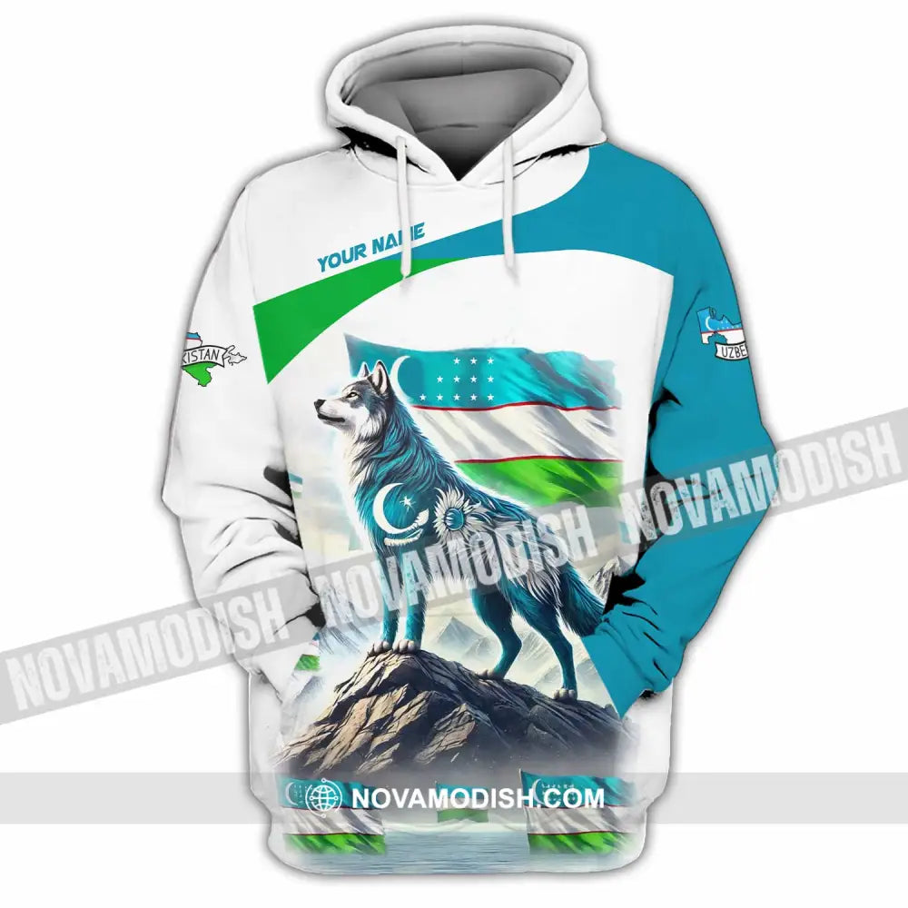 Unisex Shirt - Custom Uzbekistan Shirt - Hoodie / S - T-shirt