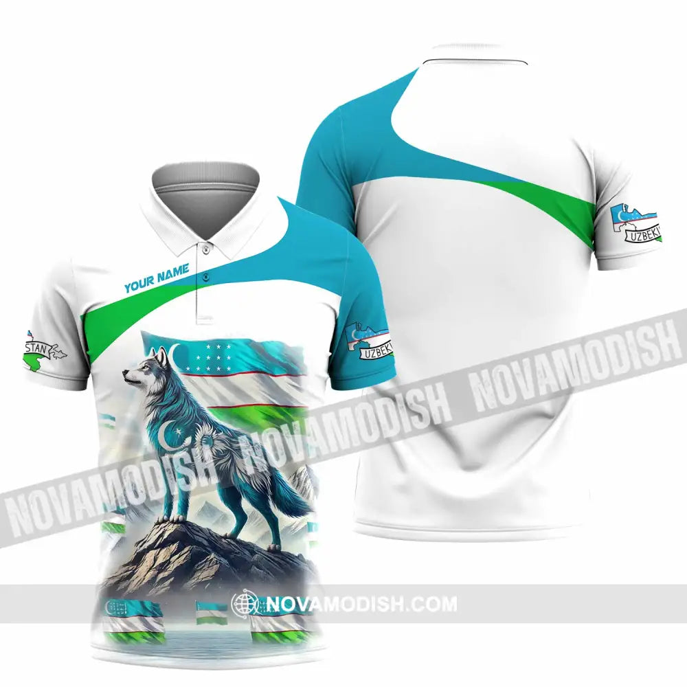 Unisex Shirt - Custom Uzbekistan Shirt - Polo Shirt / S - T-shirt