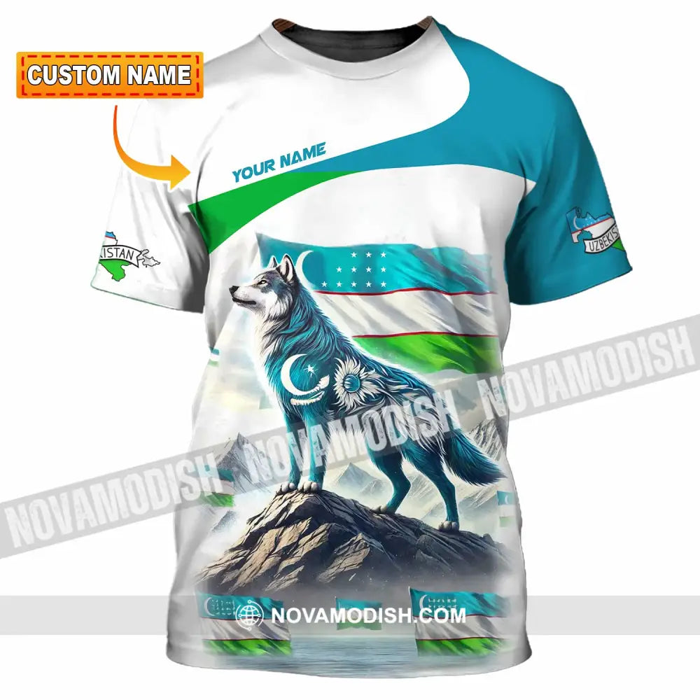 Unisex Shirt - Custom Uzbekistan Shirt - T-shirt