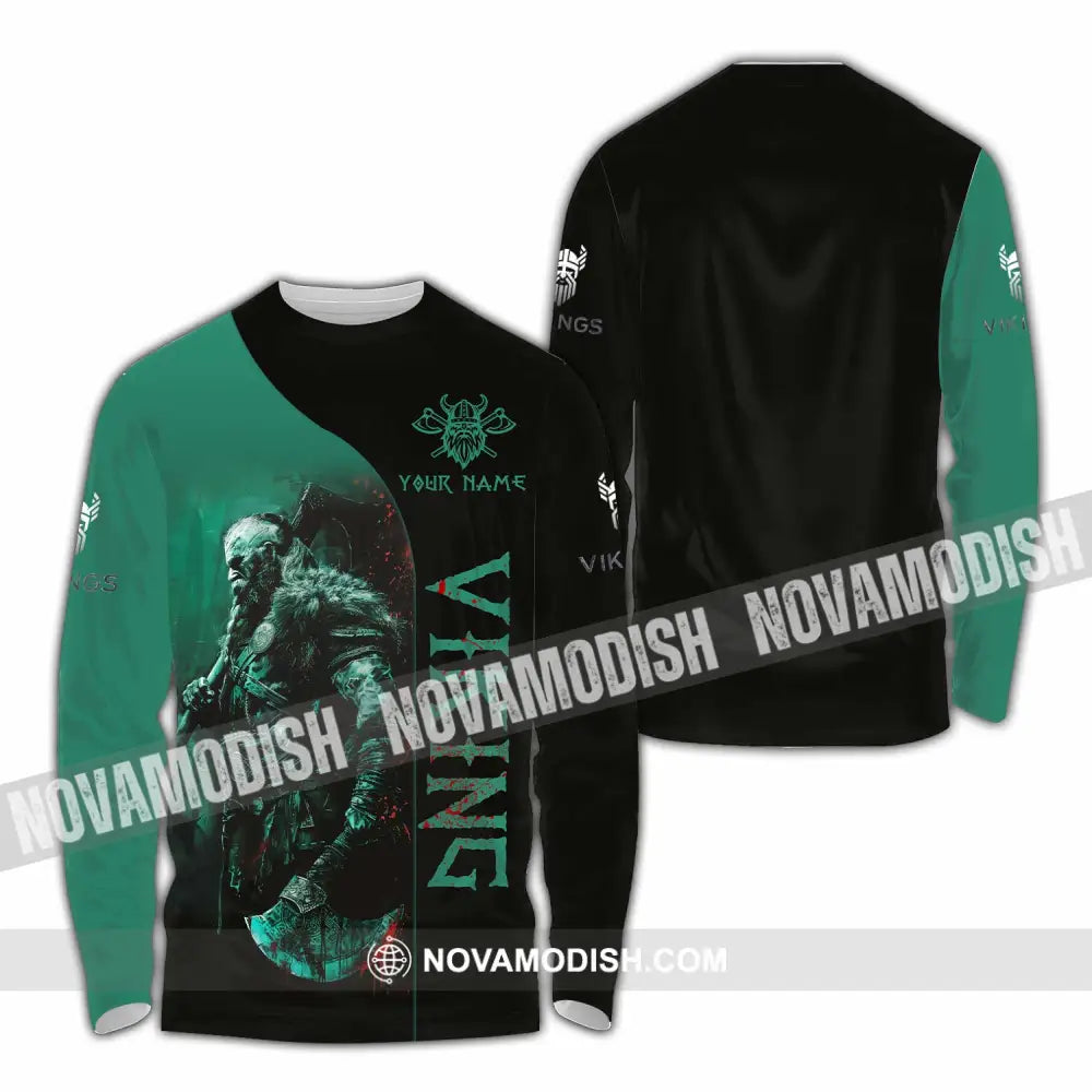 Unisex Shirt - Custom Viking Shirt Long Sleeve Shirt / S T-shirt