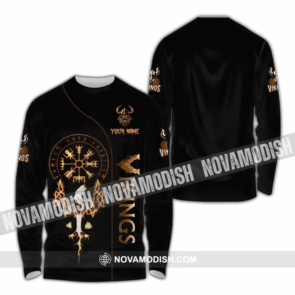 Unisex Shirt - Custom Viking Shirt Long Sleeve Shirt / S T-shirt