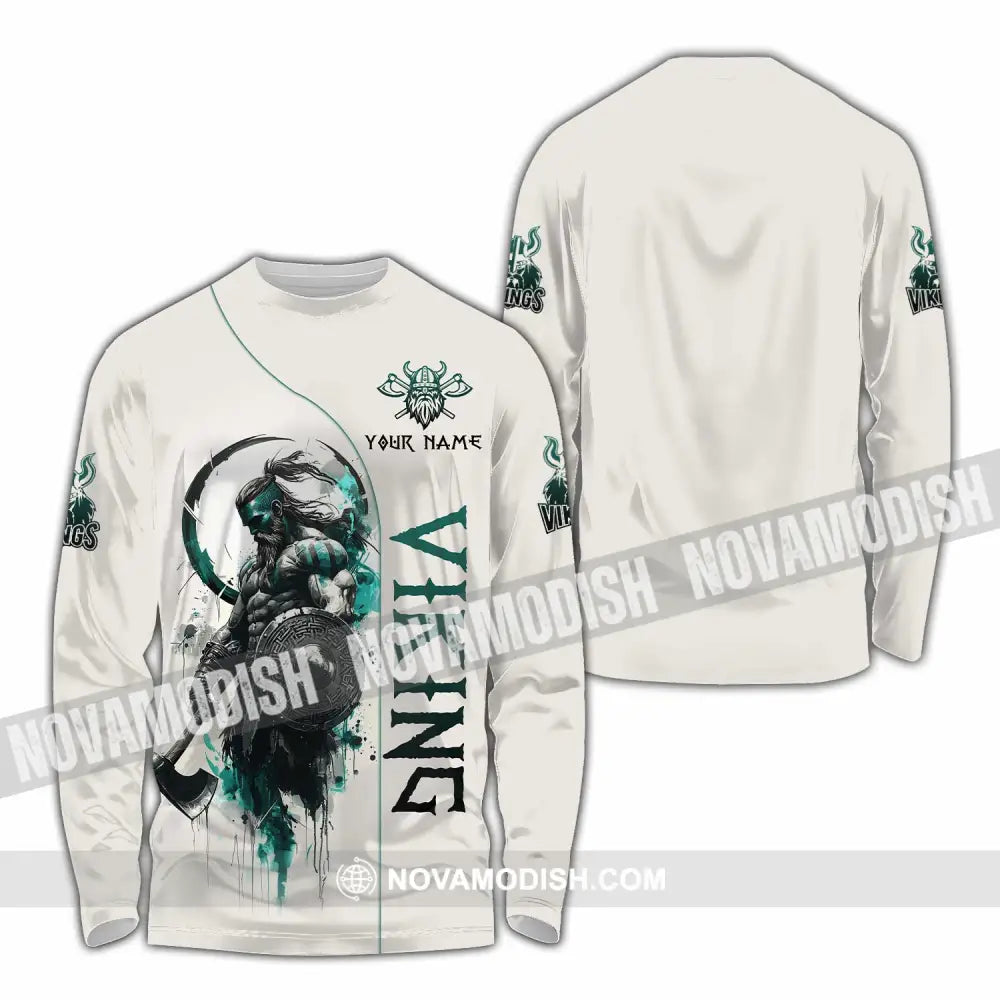 Unisex Shirt - Custom Viking Shirt Long Sleeve Shirt / S T-shirt