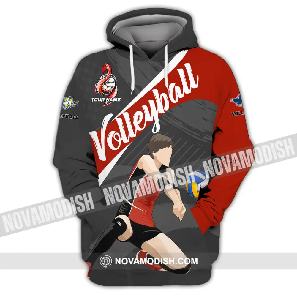 Unisex Shirt - Custom Volleyball 3D Shirt - Hoodie / S - T-shirt