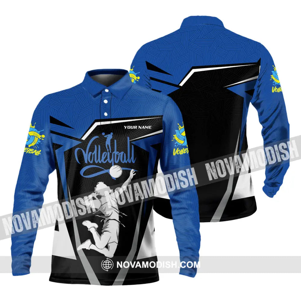 Unisex Shirt - Custom Volleyball 3D Shirt - Long Sleeve Polo / S - T-shirt