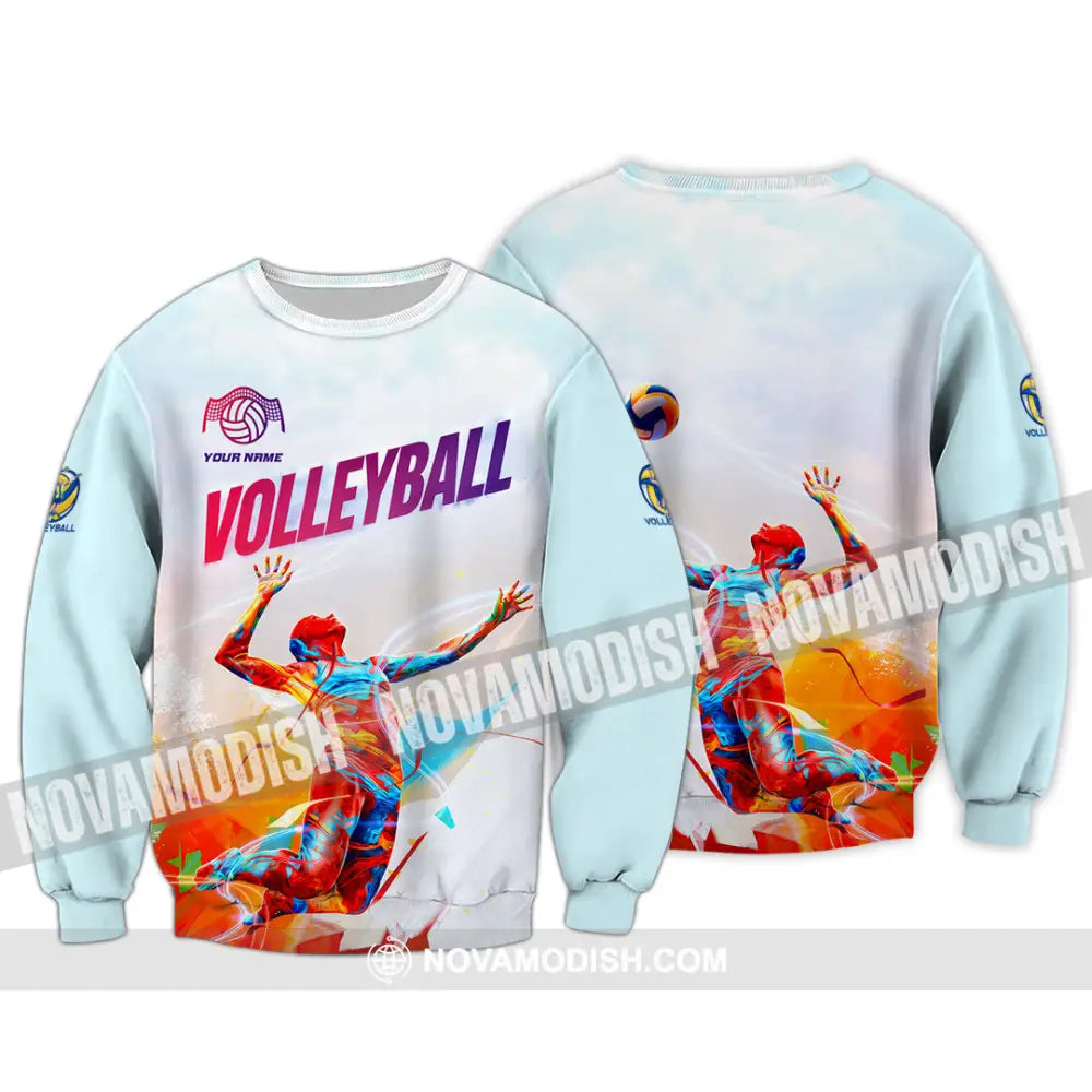 Unisex Shirt - Custom Volleyball 3D Shirt Long Sleeve / S T-shirt